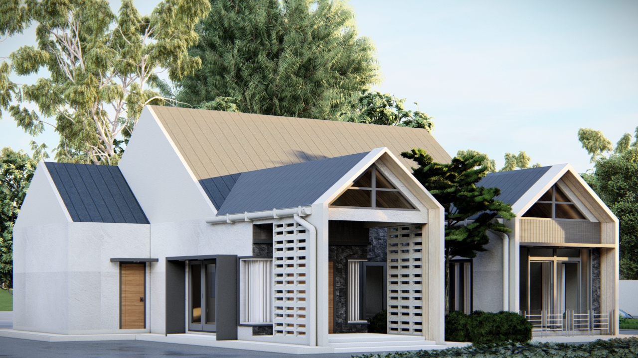 Compact House Exterior